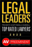 Legal Leaders Martindale-Hubbell Top Rated Lawyers 2022