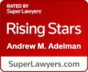 SuperLawyers Rising Stars Andrew Adelman Badge