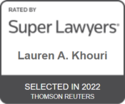 Super Lawyers Lauren Khouri 2022 Badge