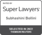 Super Lawyers Subhashini Bollini 2022 Badge