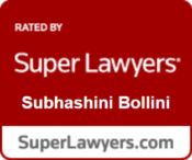 Super Lawyers Subhashini Bollini Badge