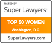Super Lawyers Top 50 Women in Washington DC Badge